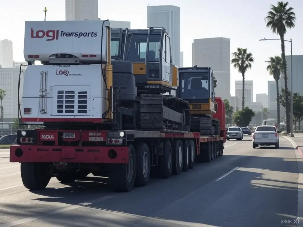 Heavy Equipment Transport Los Angeles CA