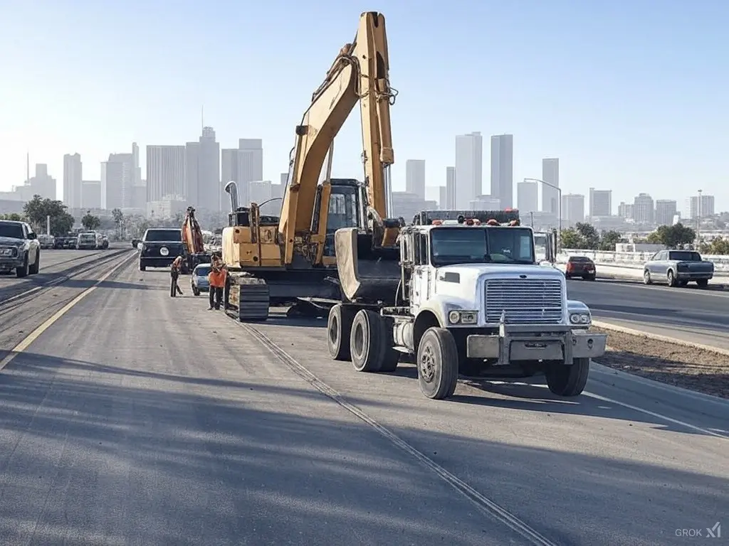 Heavy Equipment Transport Orange County CA