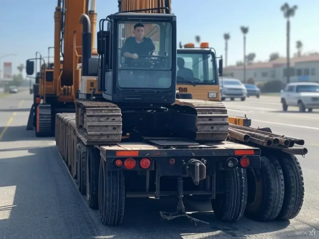 Heavy Equipment Transport Orange County CA