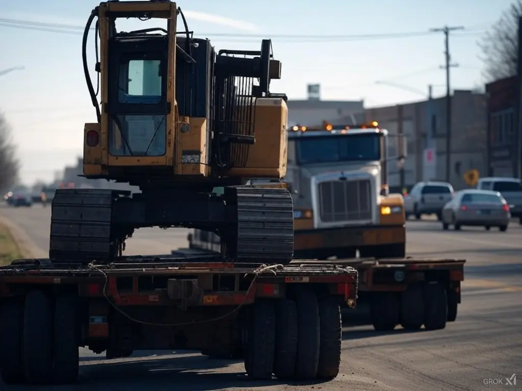 Heavy Equipment Transport Oakland MI