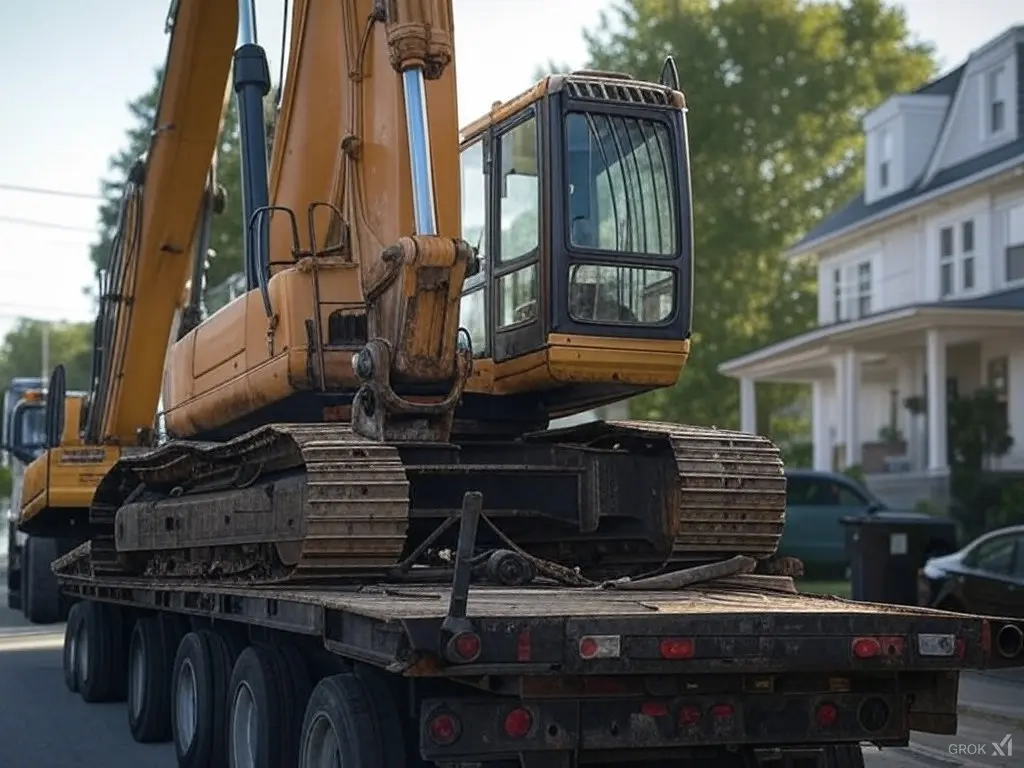 Heavy Equipment Transport Suffolk MA