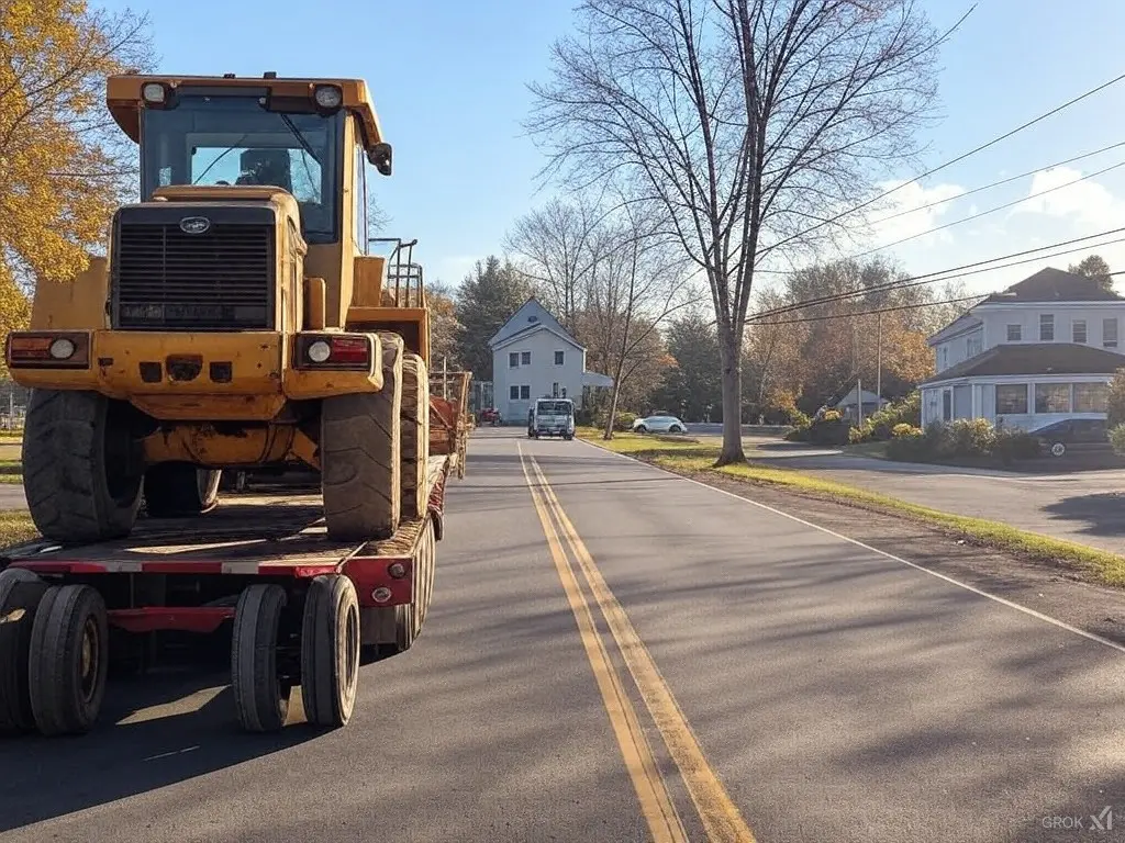 Heavy Equipment Transport Norfolk MA