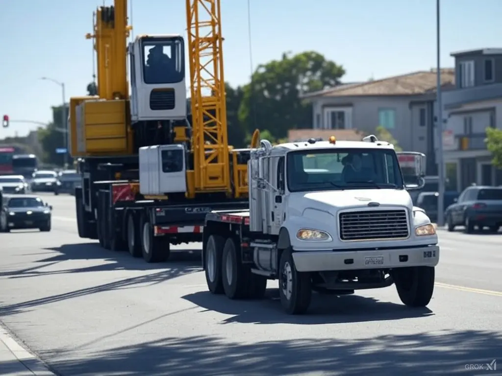 Heavy Equipment Transport San Mateo CA