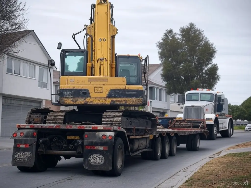 Heavy Equipment Transport San Mateo CA