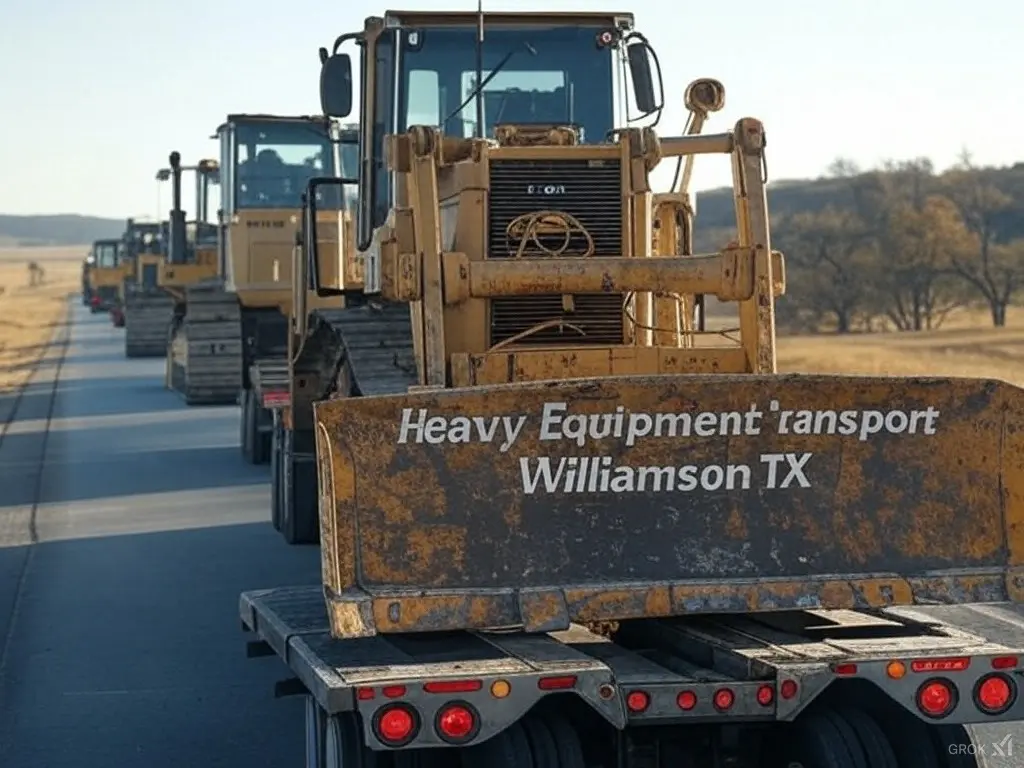 Heavy Equipment Transport Williamson TX