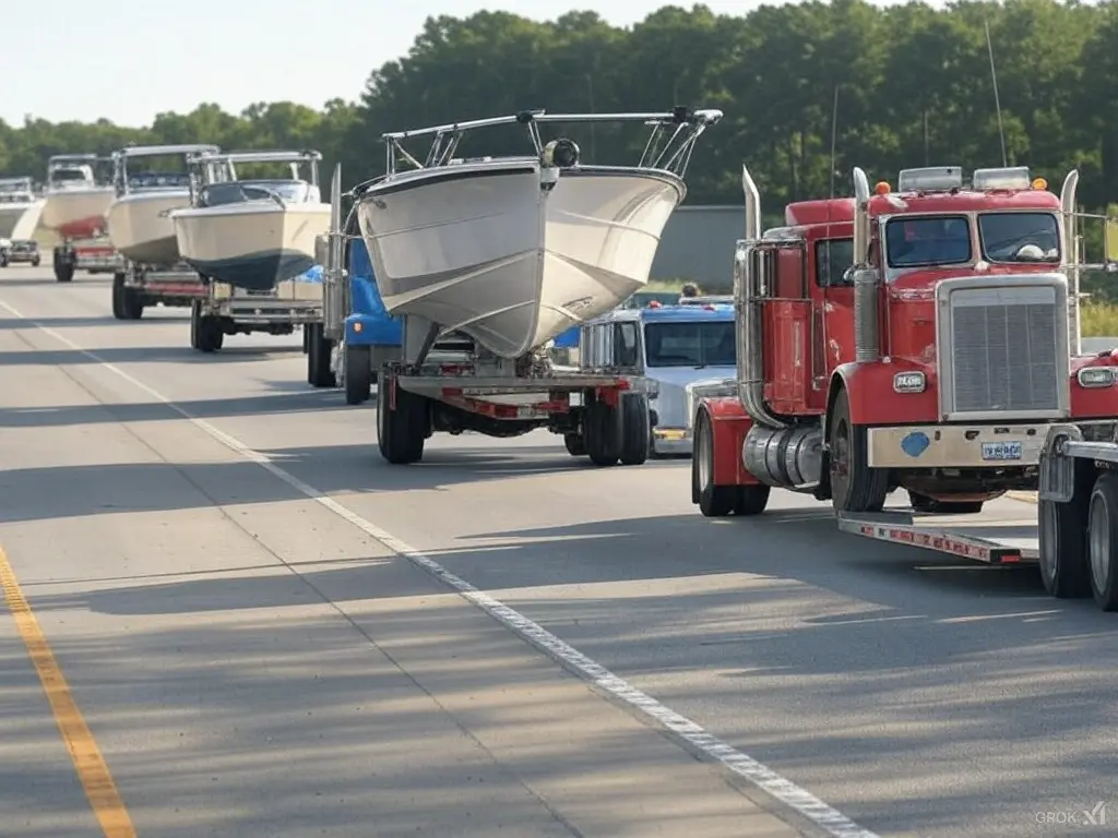 Boat Transport Mountain Time US