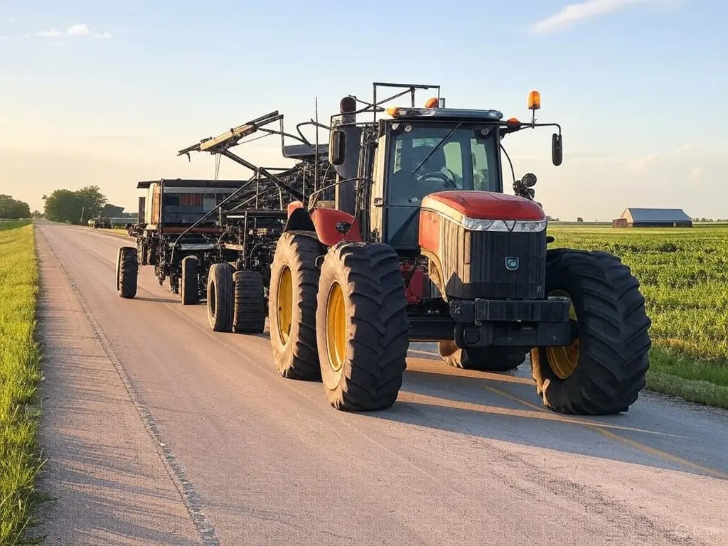 farm equipment transport Iowa