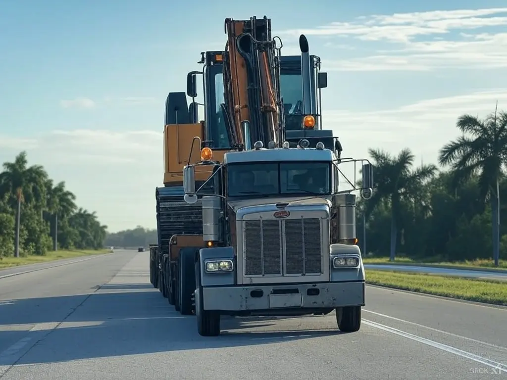 Heavy Equipment Transport Broward County FL