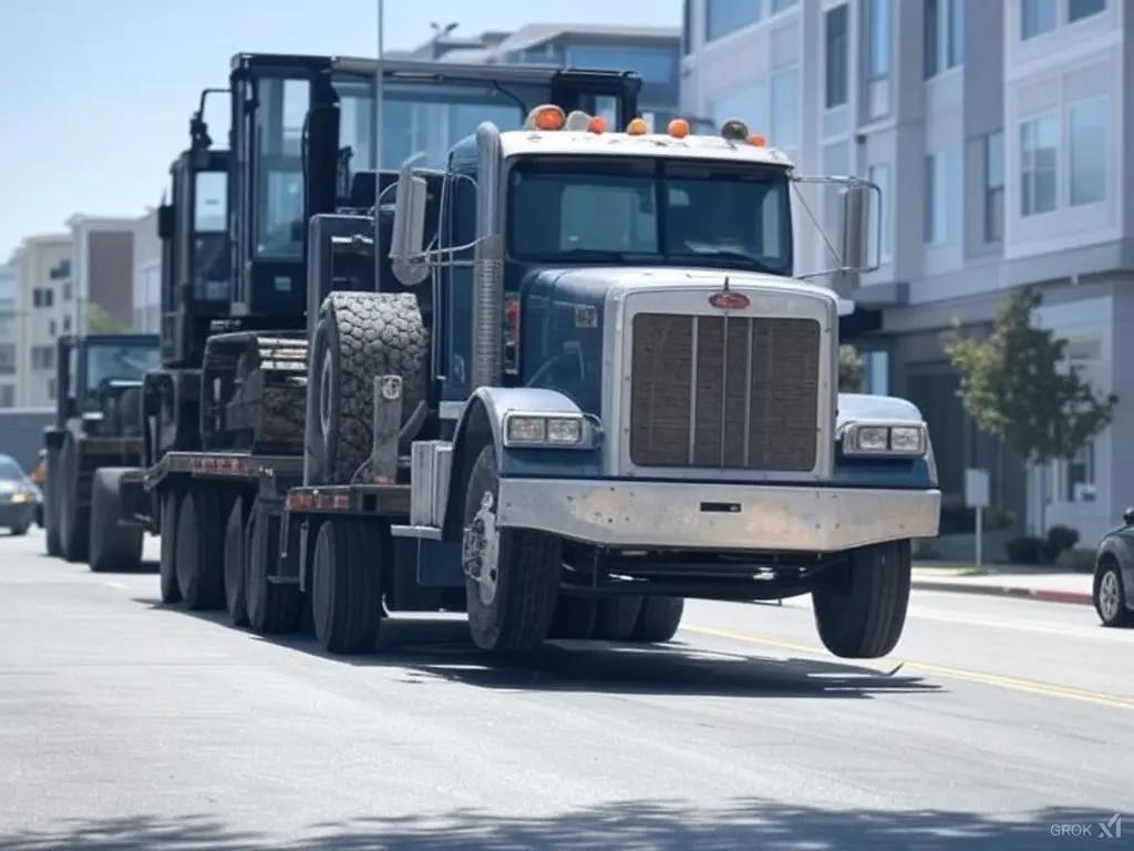 Heavy Equipment Transport Santa Clara CA