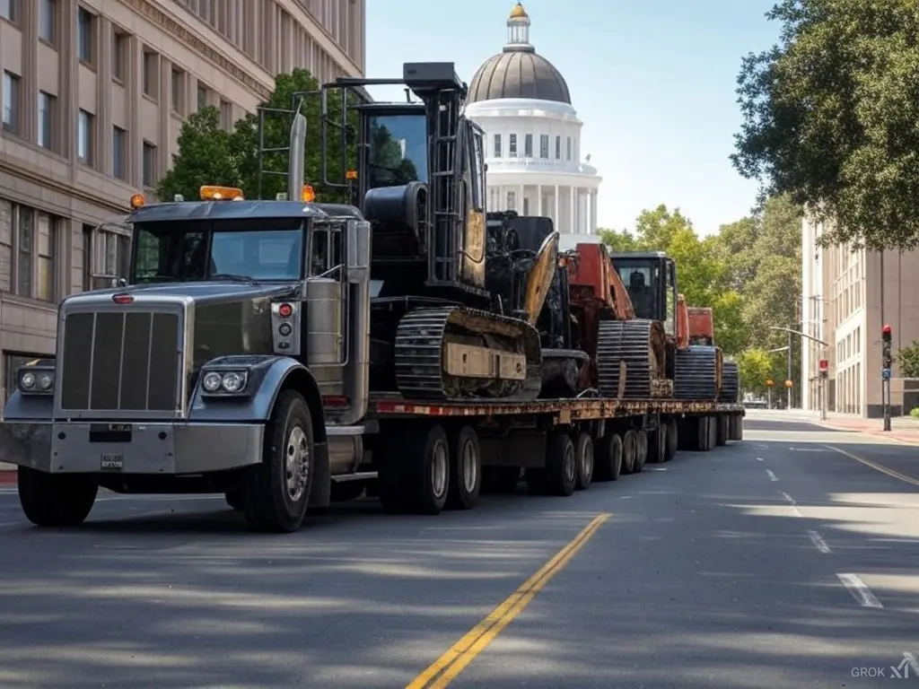 Heavy Equipment Transport Sacramento CA