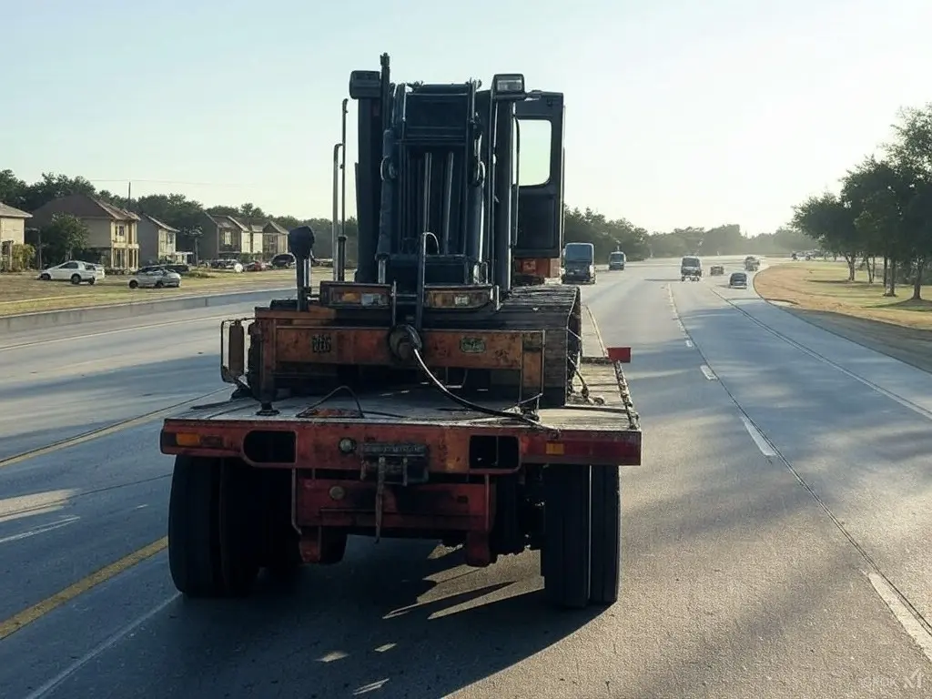 Heavy equipment transport Harris County TX